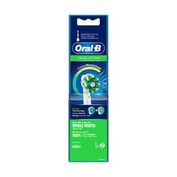 Ofertas, chollos, descuentos y cupones de ORAL B Crossaction | 2UD Cabezal recambio cepillo