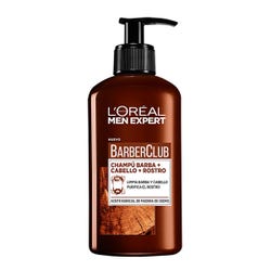 Imagen de L'OREAL MEN EXPERT Barberclub Men Expert Champú Barba + Cabello + Rostro | 200ML Champú para barba, cabello y rostro Ofertas, chollos, descuentos y cupones de L'OREAL MEN EXPERT Barberclub Men Expert Champú Barba + Cabello + Rostro | 200ML Champú para barba, cabello y rostro