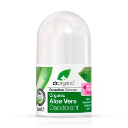 Ofertas, chollos, descuentos y cupones de DR. ORGANIC Desodorante En Roll On De Aloe Vera Orgánico | 50ML Desinfectante y antibacteriano es ideal para pieles más sensibles