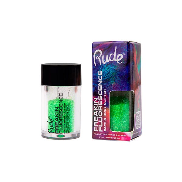 Freakin Flourescence Face&Body Glitter Rave Wave