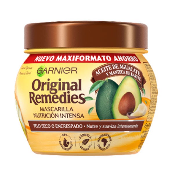 Garnier Original Remedies Shampoo Mit Avocadoöl & Sheabutter – Für Widerspenstiges, Krauses Haar (600 Ml)