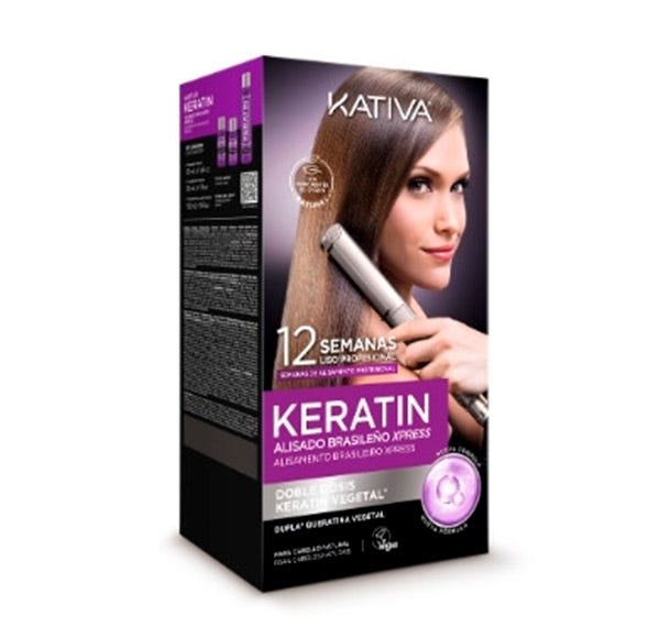 Kit Alisado Brasileño Express KATIVA Tratamiento para cabello alisado y hidratado duradero precio | DRUNI.es