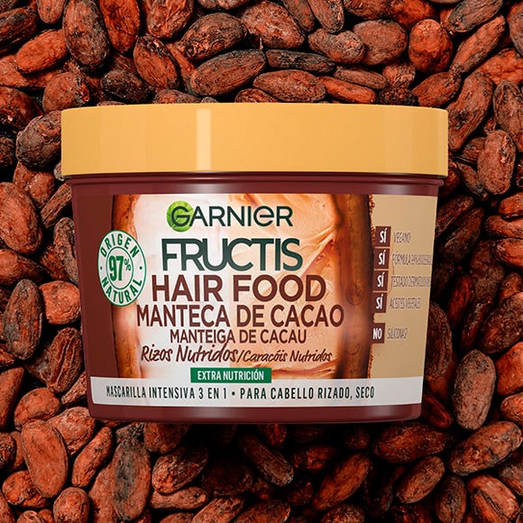 Hair Food Manteca De Cacao FRUCTIS Mascarilla intensiva 3en1 para cabellos y seco precio | DRUNI.es