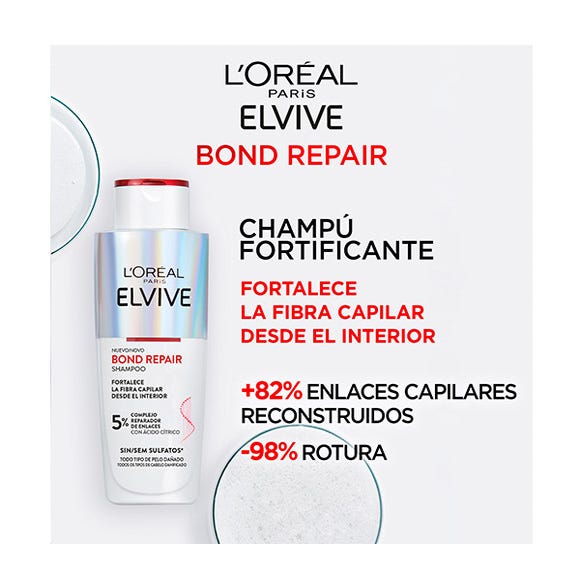 ELVIVE BOND REPAIR pre-champú regenerador L'Oréal París, Hidratantes -  Perfumes Club