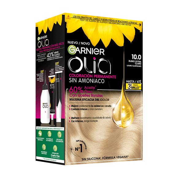 Olia Tinte Olia Ultra Agradable 10 Rubio Clarisimo