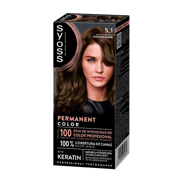 Syoss Tinte Color Permanent Castaño Claro