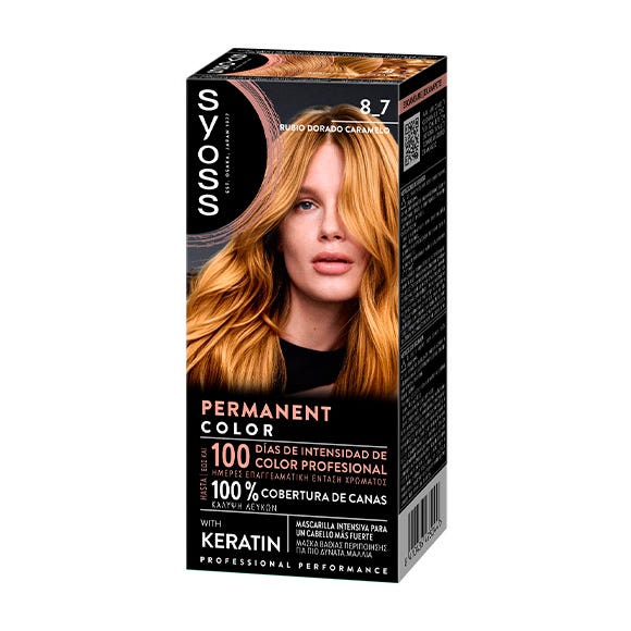 Syoss Tinte Color Permanent Rubio Dorado