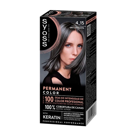 Syoss Tinte Color Permanent Gris antracita