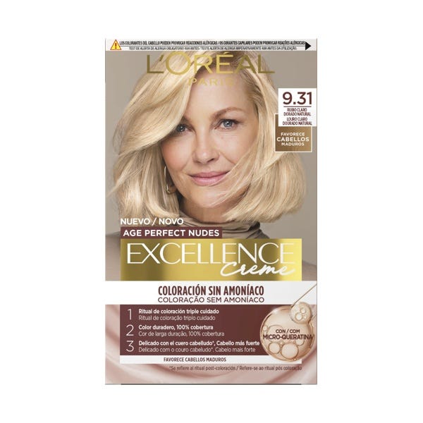 Excellence Age Perfect Nudes Excellence Creme 9.31 Rubio claro dorado