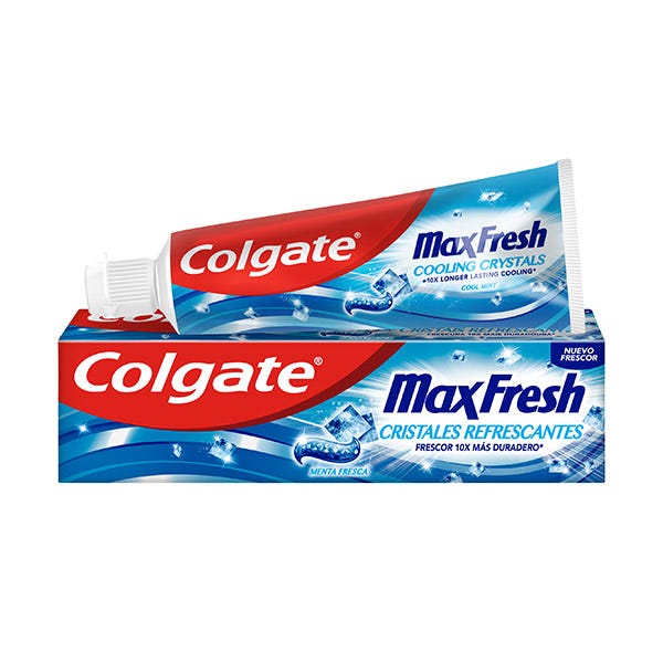Enfriarse Arbitraje Talla Max Fresh COLGATE Pasta de dientes con cristales refrescantes precio |  DRUNI.es