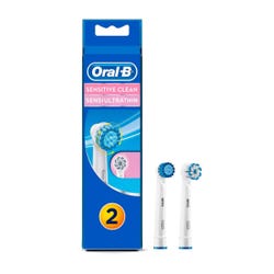 Ofertas, chollos, descuentos y cupones de ORAL B Sensi Ultrathin | 2UD Recambio para cepillo de dientes eléctrico Vitality Sensitive Oral-B