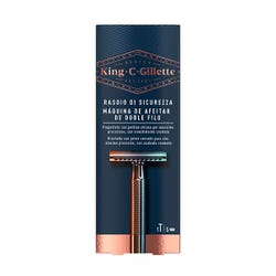 Imagen de KING C GILLETTE Máquina De Afeitar De Doble Filo | 1UD Máquina de Afeitado Ofertas, chollos, descuentos y cupones de KING C GILLETTE Máquina De Afeitar De Doble Filo | 1UD Máquina de Afeitado