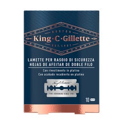 Imagen de KING C GILLETTE Hojas De Afeitar De Doble Filo | 1UD Recambio Cuchillas De Doble Filo Ofertas, chollos, descuentos y cupones de KING C GILLETTE Hojas De Afeitar De Doble Filo | 1UD Recambio Cuchillas De Doble Filo