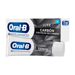 Ofertas, chollos, descuentos y cupones de ORAL B 3D White Luxe Carbón | 75ML Pasta de dientes