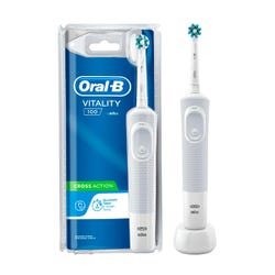 Imagen de ORAL B Vitality Cross Action Blanco | 1UD Cepillo de dientes eléctrico Imagen de ORAL B Vitality Cross Action Blanco | 1UD Cepillo de dientes eléctrico