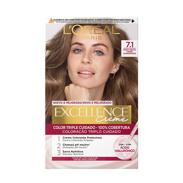 Excellence Tinte Excellence Creme 7.1 Rubio Ceniza