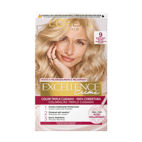 Excellence Tinte Excellence Creme 9 Rubio Claro Claro