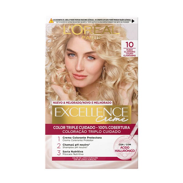Excellence Tinte Excellence Creme 10 Rubio Muy Claro