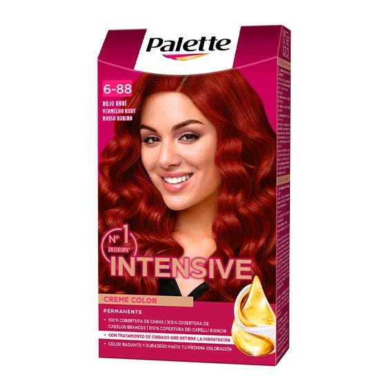 Palette Intensive Creme Color 6.88 Rojo Rubí