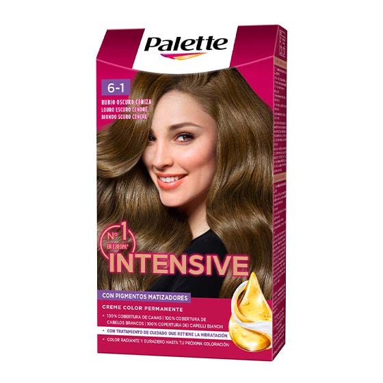 Palette Intensive Creme Color 6.1 Rubio Oscuro Ceniza