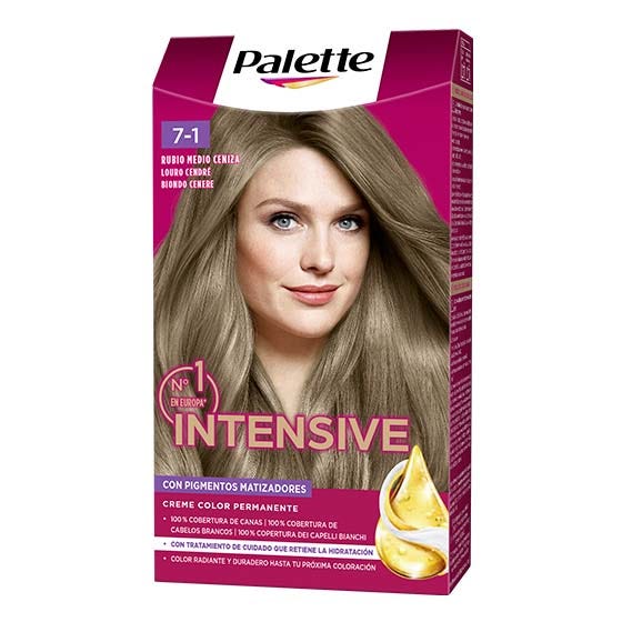 Palette Intensive Creme Color 7.1 Rubio Ceniza