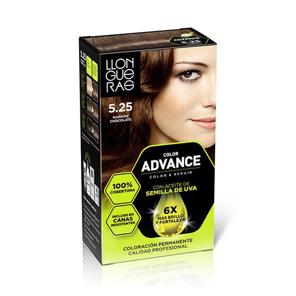 Llongueras Color Advance Profesional 5.25 Marrón Chocolat