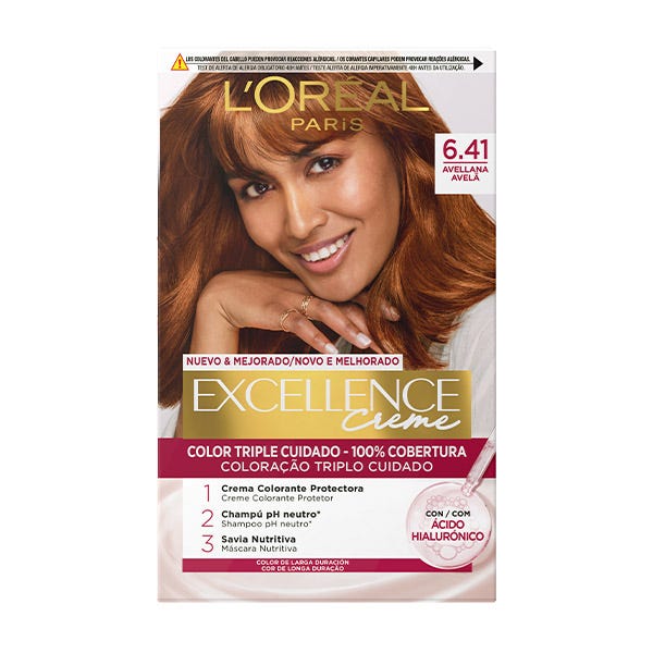 Excellence Tinte Excellence Creme 6.41 Avellana