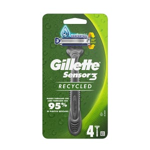 Desechable Gillette Sensor 3 Recycled 4 Uds