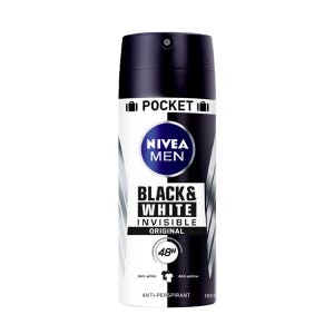 Men Black & White Invisible Pocket