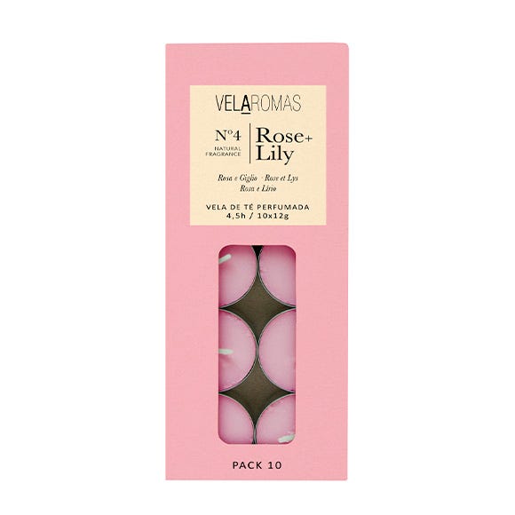 Vela Té Rose & Lily