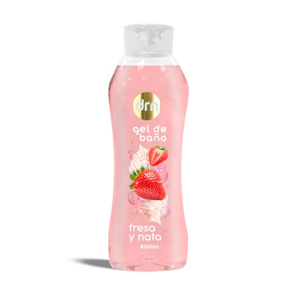Gel De Baño Fresa Y Nata