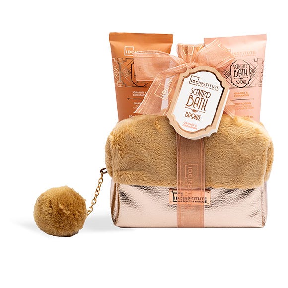 Neceser Terciopelo Bronce