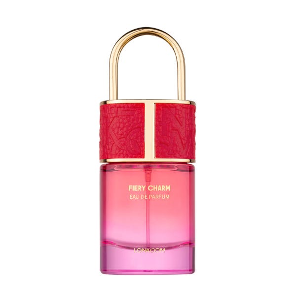 Lock Red Fiery Charm