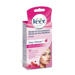 Imagen de VEET Bandas De Cera Depilatoria | 1UD Bandas faciales de cera depilatoria para pieles normales Ofertas, chollos, descuentos y cupones de VEET Bandas De Cera Depilatoria | 1UD Bandas faciales de cera depilatoria para pieles normales