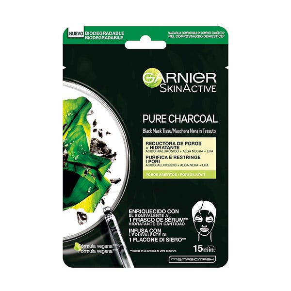 Imagen de Black Mask Tissu Pure Charcoal