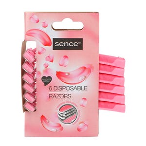 Essential Daily Care 6 Disposable Razors