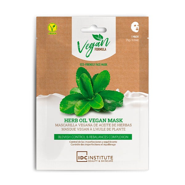 Mascarilla Vegana Aceite De Hierbas