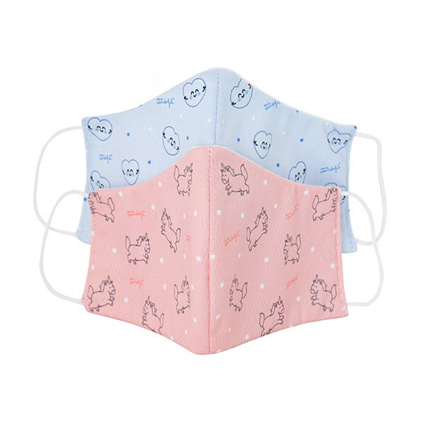 Pack Mascarillas Protectoras Unicornios Y Corazones