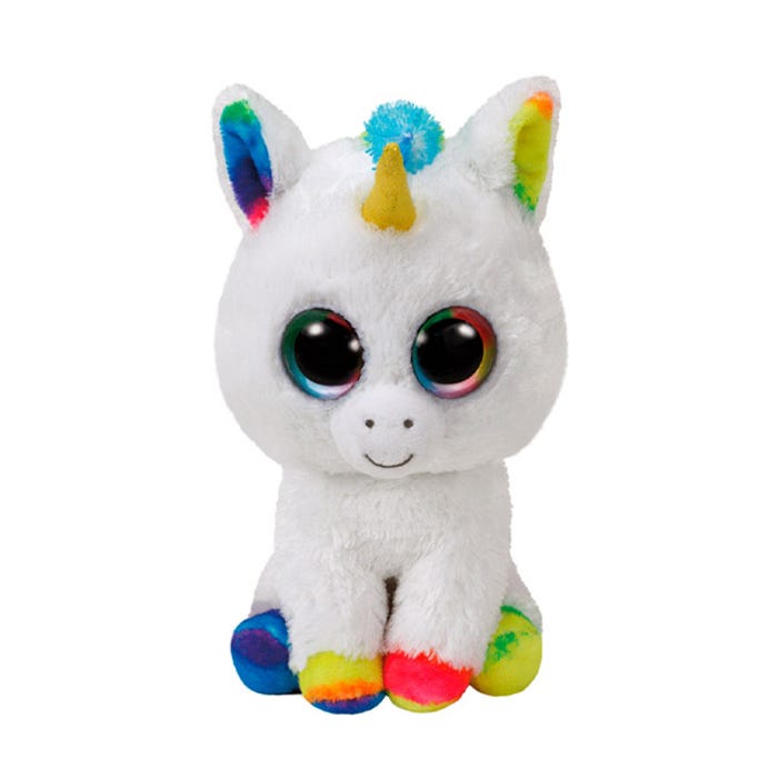 Animal En Peluche Ty Peluche Pixy La Licorne Beanie Boo's Large - Foto 4