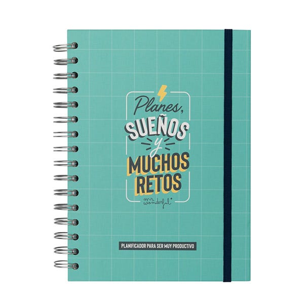 Planificador Planes, Sueños Y Muchos Retos