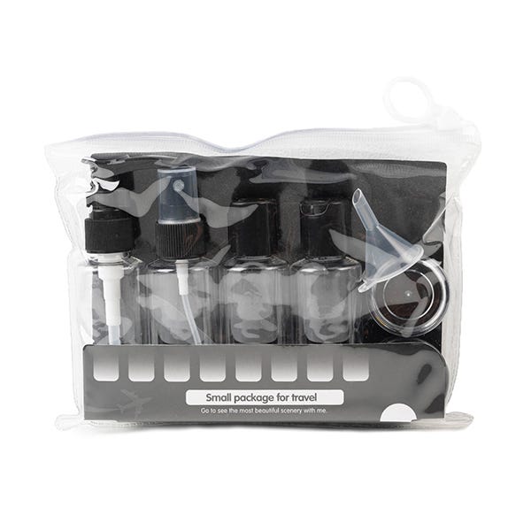 Set Transparente Negro