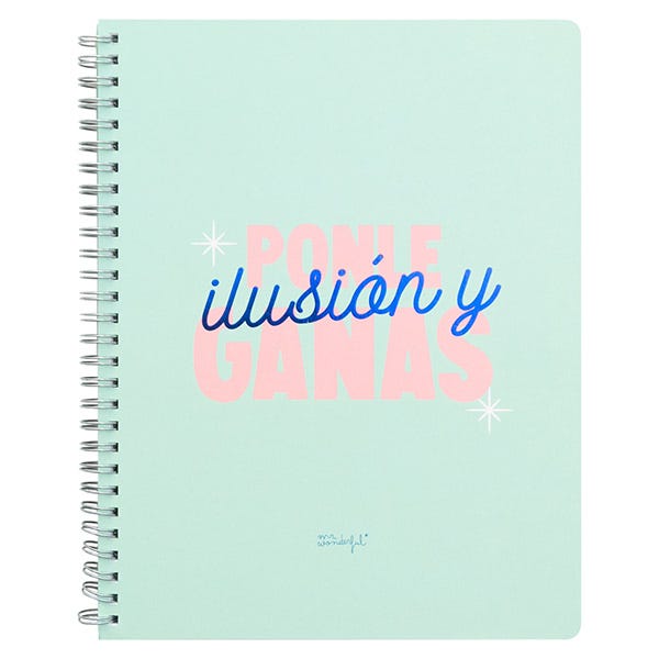 Libreta Ponle Ilusión Y Ganas