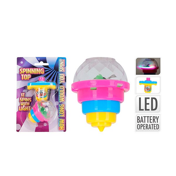 Spin Top With Light Color