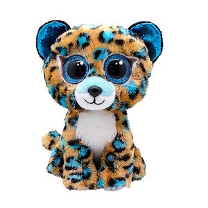 Beanie Boo Cobalt Blue Leopard