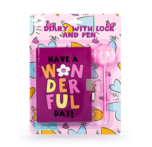 Diary With Lock And Pen