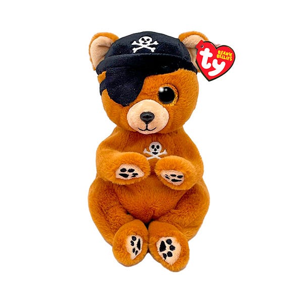 Beanie Bellies Scully Oso Pirata TY Peluche tamaño mediano precio