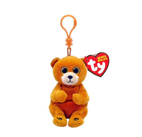 Beanie Bellies Clip Duncan Bear