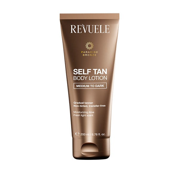 Revuele Self Tan Body Lotion Medium to dark
