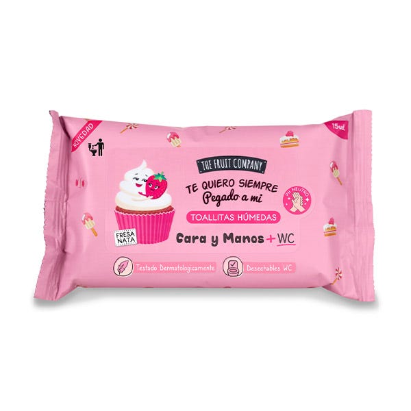 Toallitas Humedas Fresa-Nata
