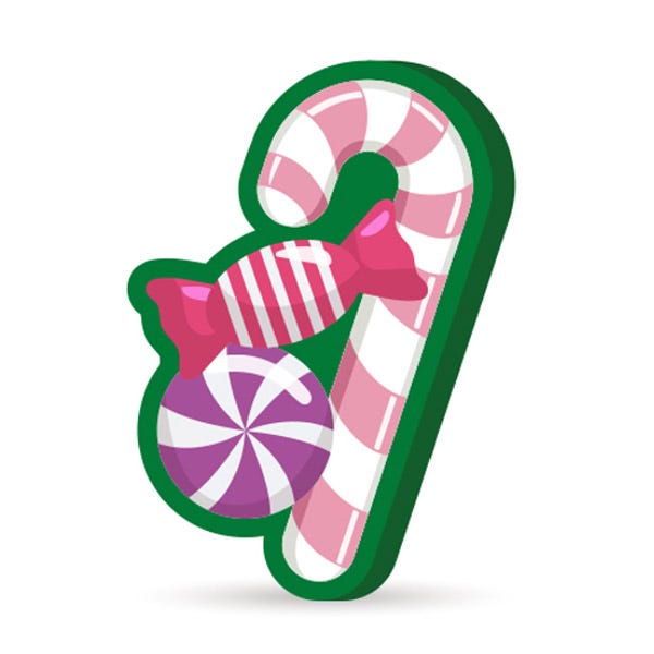 Christmas Candy Bath Fizzer